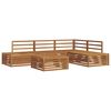 vidaXL Set de canapele de exterior 5 Bucată natural