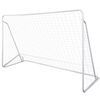vidaXL Set poartă de fotbal, 240x90x150 cm, plasă și oțel calitativ