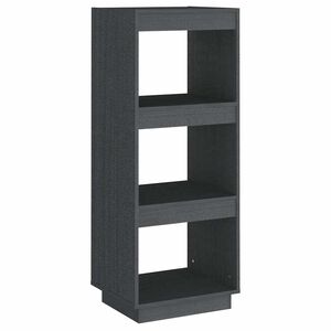 vidaXL Bibliotecă/Separator cameră gri 40x35x103 cm lemn masiv de pin