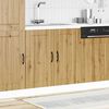 vidaXL Dulap de bază pentru chiuvetă &bdquo;Lucca&rdquo; lemn de stejar artizanal