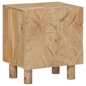 vidaXL Noptieră handmade Culoare exactă: Maro Teak 40 x 30 x 45 cm