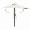 vidaXL Parasol de Grădină Nisipiu 294 x 150 x 224 cm Poliester și oțel