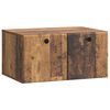 vidaXL Oglindă TV montată pe perete 59,5 x 41 x 30 cm Lemn vechi