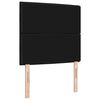 vidaXL Tăblie cap cu headboard Negru 80 cm Piele artificială
