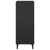vidaXL Servantă, negru, 34,5x34x90 cm, lemn compozit