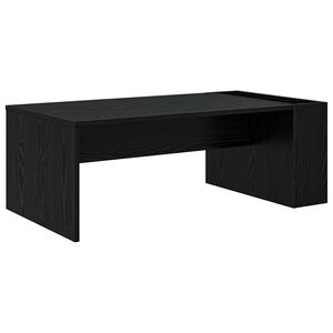 vidaXL Masă de cafea Stejar Negru 95 x 50 x 34 cm Lemn prelucrat