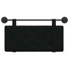 vidaXL Cap de pat suspendat Pe perete Negru 90 x 55 x 5 cm Catifea