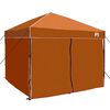 vidaXL Cort Canopy Pop-up Portocaliu 250 x 250 cm țesătură