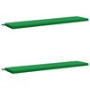 vidaXL Perne pentru bancă 2 bucăți SOEST 2 buc. 100% Polyester Verde