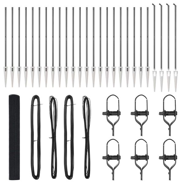 vidaXL St&acirc;lp de gard. Gri 50 x 1,4 m (rulou plasă de 19 x 19 mm)