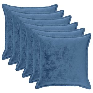 vidaXL Husă pentru pernă 6 pcs HOUTEN Albastru deschis 70 x 70 cm