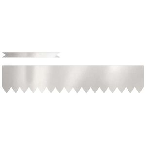 vidaXL Margine pentru gazon 50 pcs Argintiu 100 x 0.05 x 20 cm