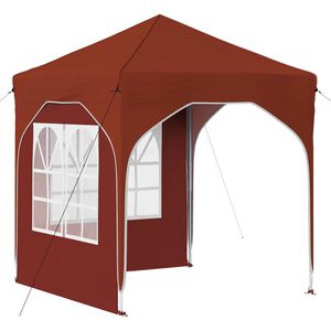 vidaXL Cort de Petrecere Pop-up 192 x 192 x 245 cm Terracota