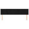 vidaXL Tăblii de pat, 2 buc, negru, 80x5x78/88 cm, catifea