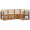 vidaXL Seturi de canapele 4 pcs natural Lemn Solid de Acacia