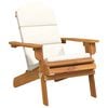 vidaXL Scaun de grădină Adirondack cu perne, lemn masiv acacia