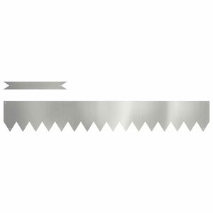 vidaXL Margine pentru gazon 10 buc. 100 x 0,05 x 15 cm Oțel Galvanizat