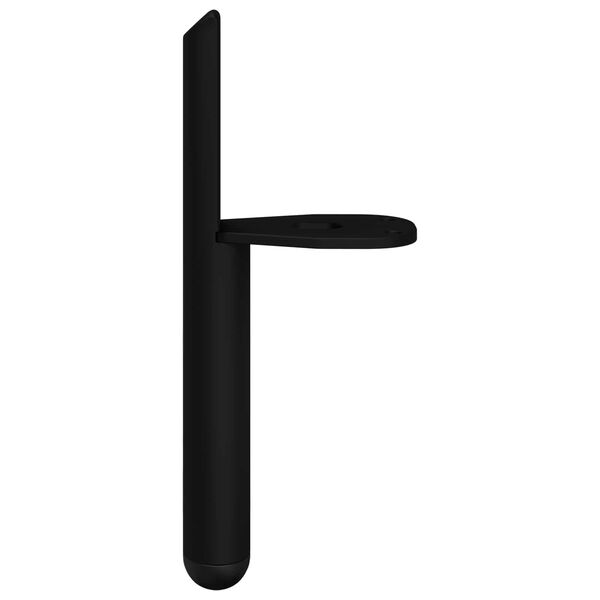 vidaXL Picioare de mobilă 12 pcs Negru 66 x 36 x 160 mm Fier