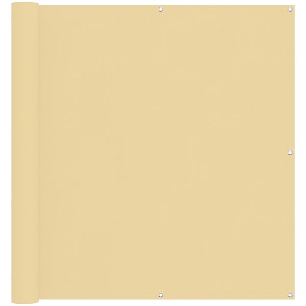 vidaXL Ecran de balcon Nisipiu 110 x 300 cm Material Oxford