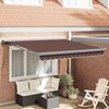 vidaXL Copertina retractabilă automat, maro, 300x250 cm