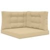 vidaXL Perna pentru canapea de exterior Poliester Bej 80 x 80 x 8 cm