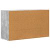 vidaXL Bufet Gri din beton 100 x 35 x 59 cm Lemn compozit
