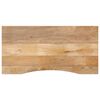 vidaXL Blat birou cu decupaj curbat 120x60x2,5 cm lemn masiv mango