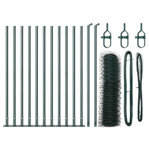 vidaXL St&acirc;lp de gard. Verde