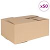 vidaXL Cutie Pliabilă 50 pcs natural 35 x 24 x 15 cm Carton