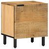 vidaXL Noptiera maro 40x33x46 cm lemn masiv de mango
