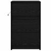 vidaXL Dulap de noapte Stejar Negru 38 x 34 x 61 cm Lemn compozit