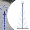 vidaXL Pom de Crăciun LED 447 LED-uri Albastru 250 cm