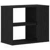 vidaXL Bufet Stejar Negru 60 x 30 x 50 cm Lemn prelucrat