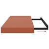 vidaXL Raft de perete Pe perete Roșu 60 x 23 x 4 cm Lemn compozit