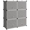 vidaXL Suport de pantofi, negru, 84,5x31x93,5 cm, PP