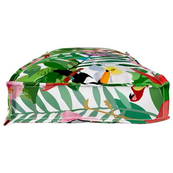 vidaXL Pernă Floral Multicolour 110 x 40 x 8 cm Material Oxford