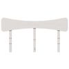 vidaXL Tăblie de pat, alb, 140 cm, lemn masiv de pin