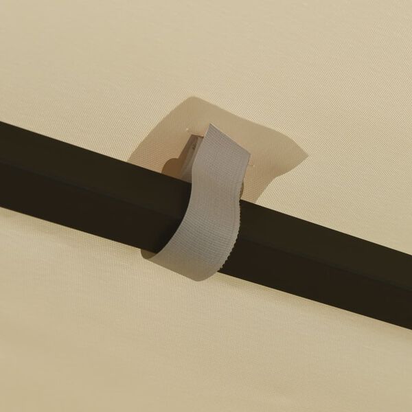 vidaXL Pavilion, crem, 3 x 3 m