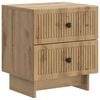 vidaXL Dulap de noapte cu sertar Stejar Artizanal 43 x 34,5 x 47,5 cm