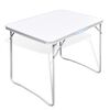 vidaXL Masă camping din metal pliabilă 80 x 60 cm