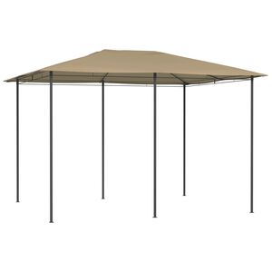 vidaXL Pavilion, gri taupe, 3x4x2,6 m, 160 g/m&sup2;