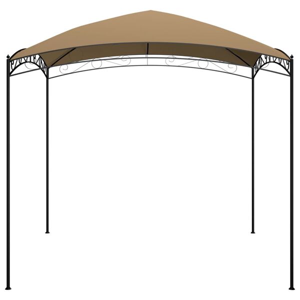 vidaXL Pavilion, gri taupe, 3x3x2,65 m, 180 g/m²