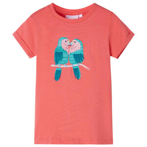 vidaXL Tricou pentru copii, corai, 104