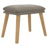 vidaXL Taburet, gri deschis, 45x29,5x35 cm, catifea