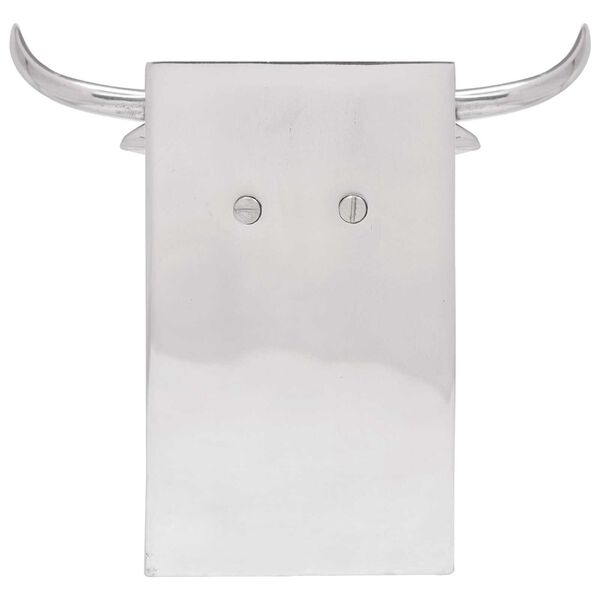 vidaXL Suporturi pentru cărți 2 pcs Argintiu 21,5 x 15,5 x 20 cm