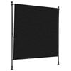 vidaXL Jaluzea Rulou de Exterior Negru 120 x 270 cm