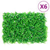 &nbsp;vidaXL Gard din frunze de ferigă artificiale,&nbsp;6 buc., verde, 40x60 cm