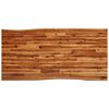 vidaXL Masă cu margini naturale, 180x90x75 cm, lemn masiv de acacia