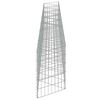 vidaXL Gabion perete, oțel galvanizat, 450 x 30 x 50 cm