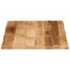vidaXL Blat de masă contur natural 70x60x2,5 cm lemn masiv mango brut